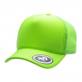 Boné Trucker Poliéster Verde Neon - Cód 1654